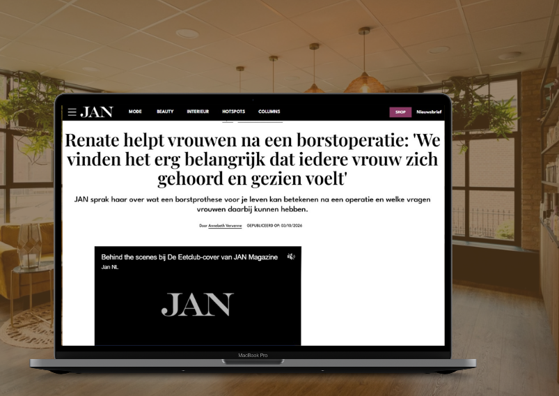 Jan Magazine: Renate helpt vrouwen na een borstoperatie